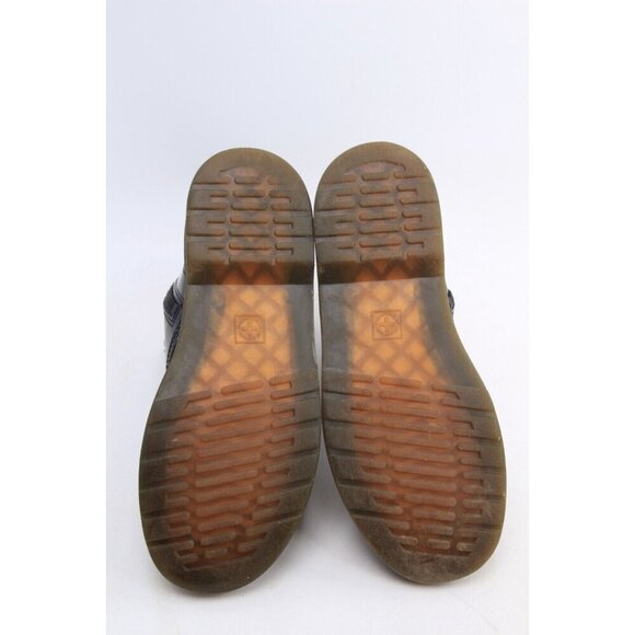 Dr. Martens 1460 Y Patent Leather Boots Black Lace Up Combat Sz EU 37 US 6 - Picture 15 of 16